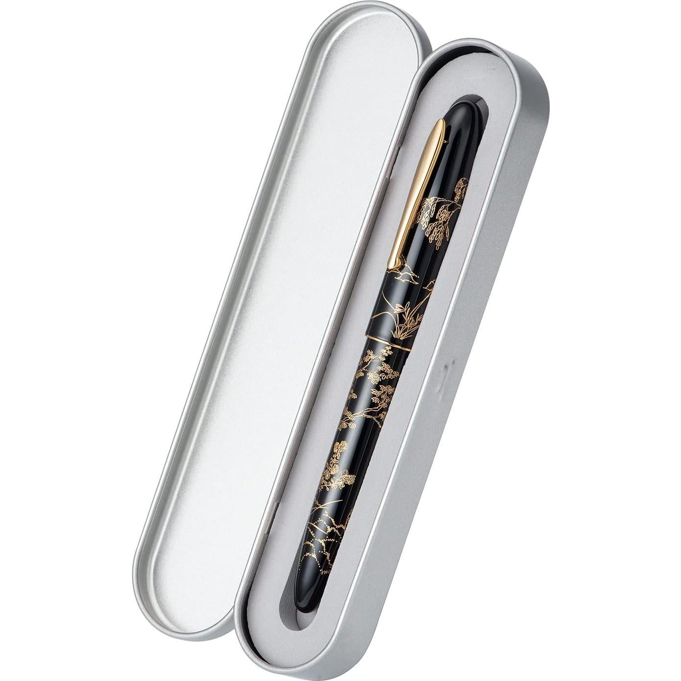 Pluma Fuente Hongdian N23 Negra con Grabado Conejo 0.7mm