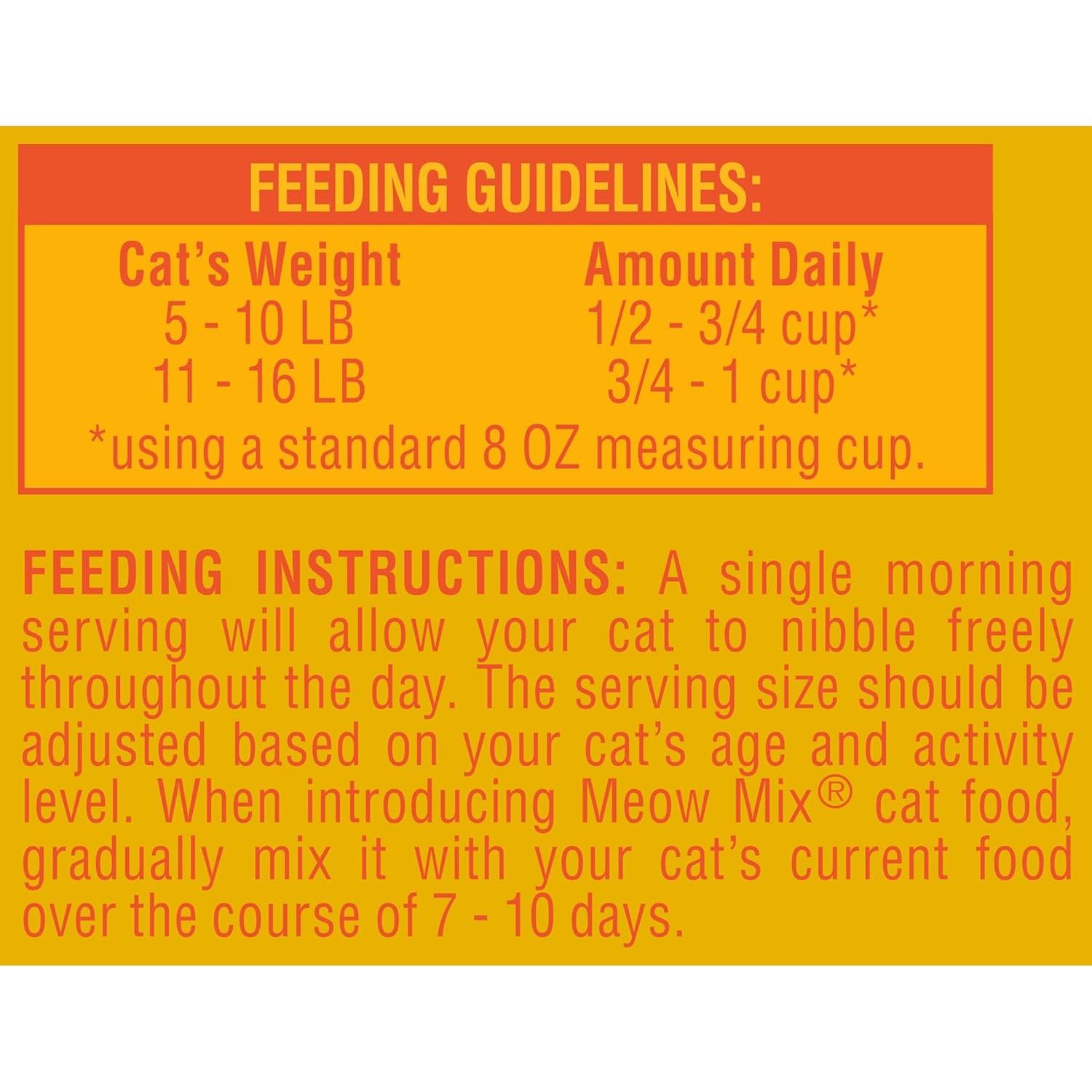 Comida Seca para Gatos Meow Mix Salud Interior 4x1.43kg