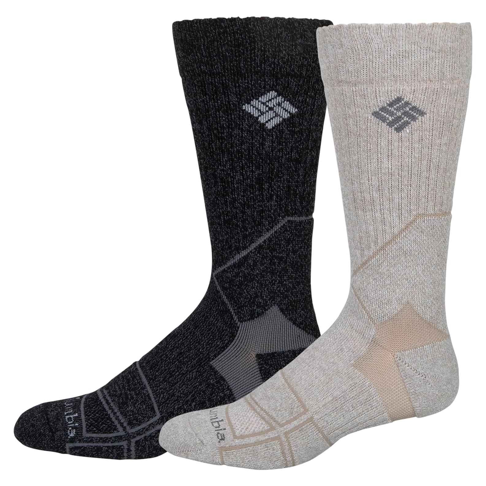 Calcetines de senderismo Columbia para hombres - Paquete de 2