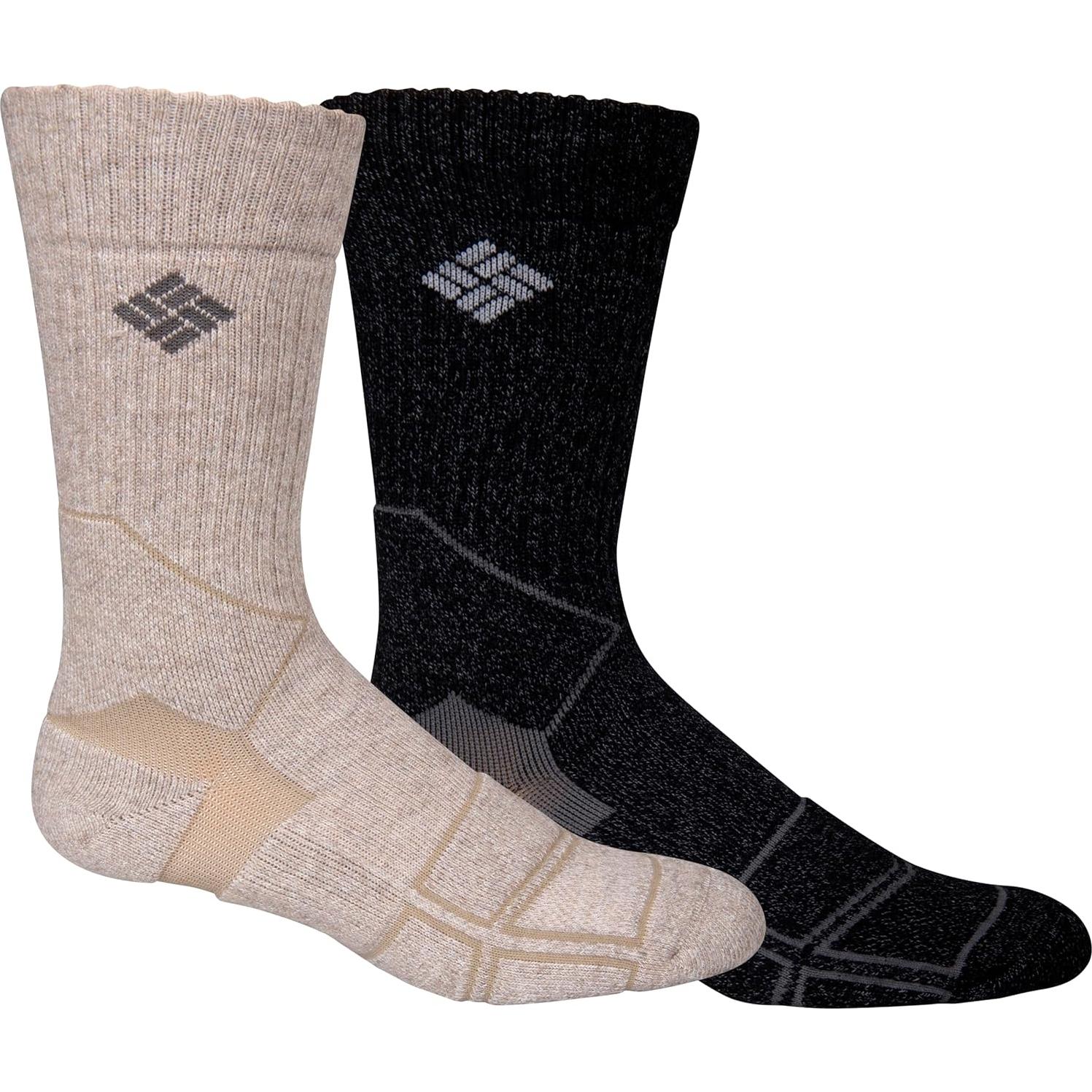 Calcetines de senderismo Columbia para hombres - Paquete de 2