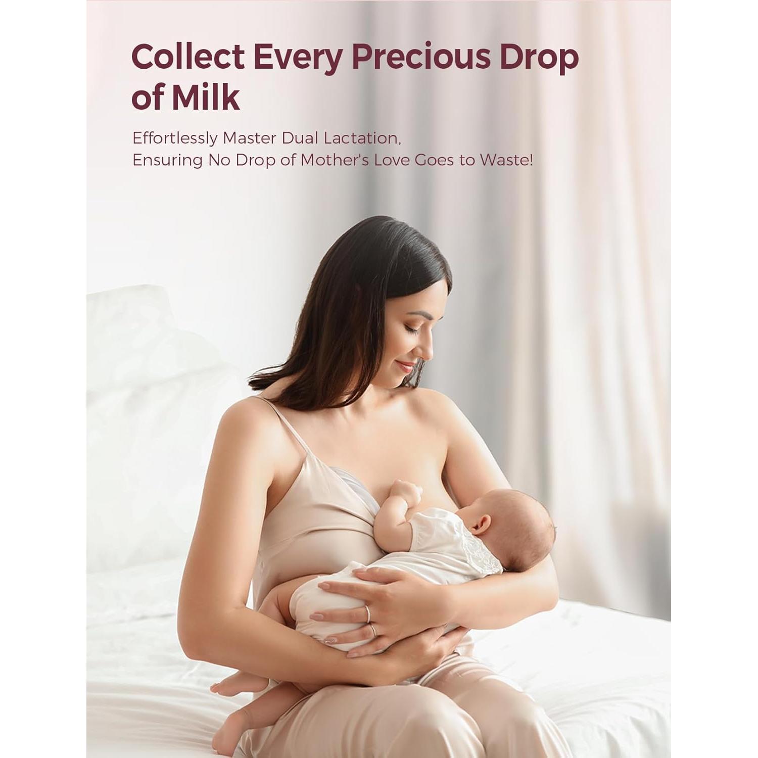 Recolector de Leche Materna Momcozy 90ml Silicona Reutilizable