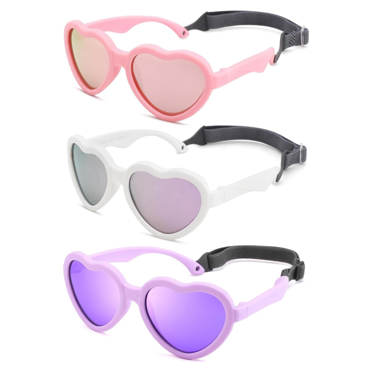 Gafas de sol polarizadas para bebés - Corazón - UV400