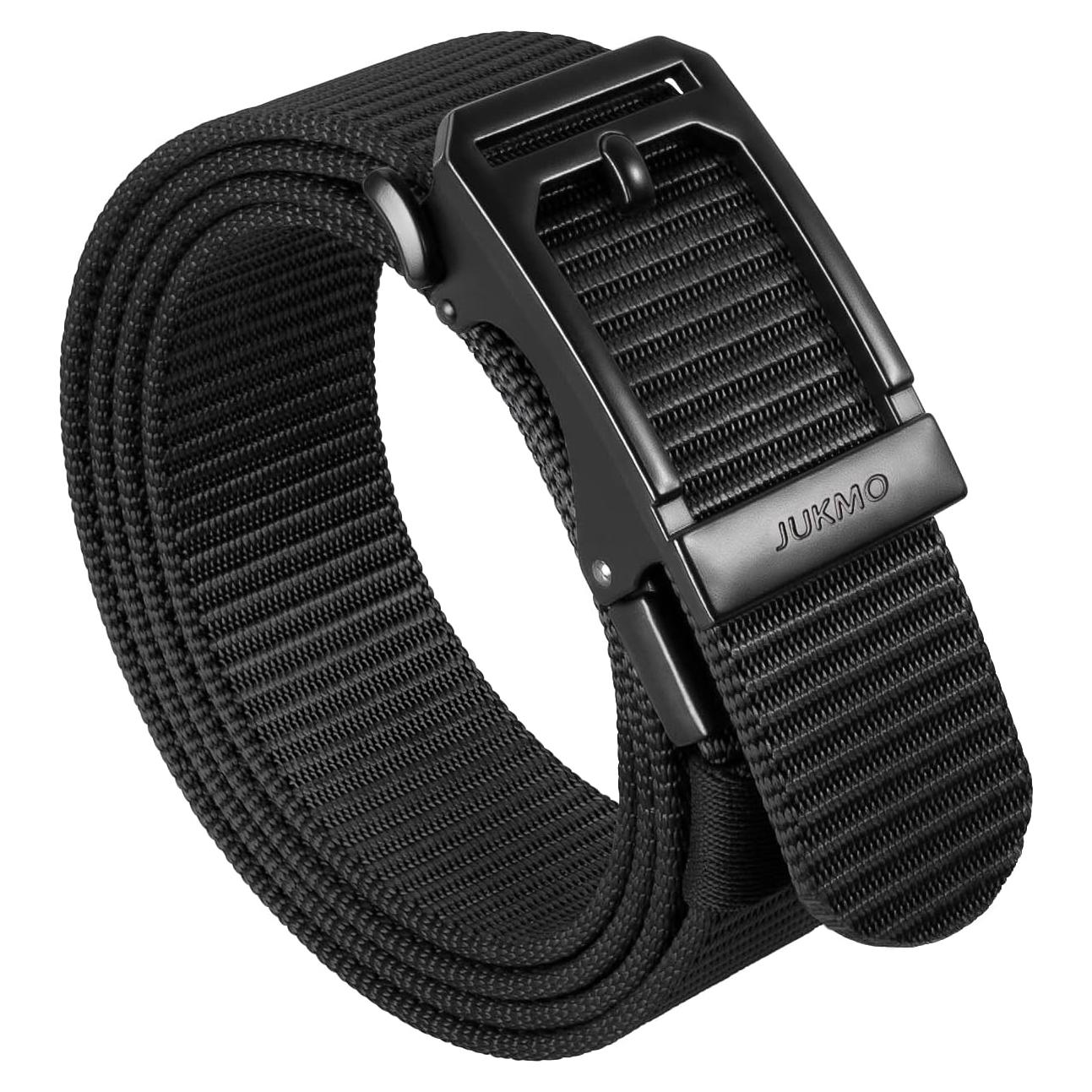 Cinturón Táctico JUKMO para Hombre, Nylon 3.8 cm Ajustable