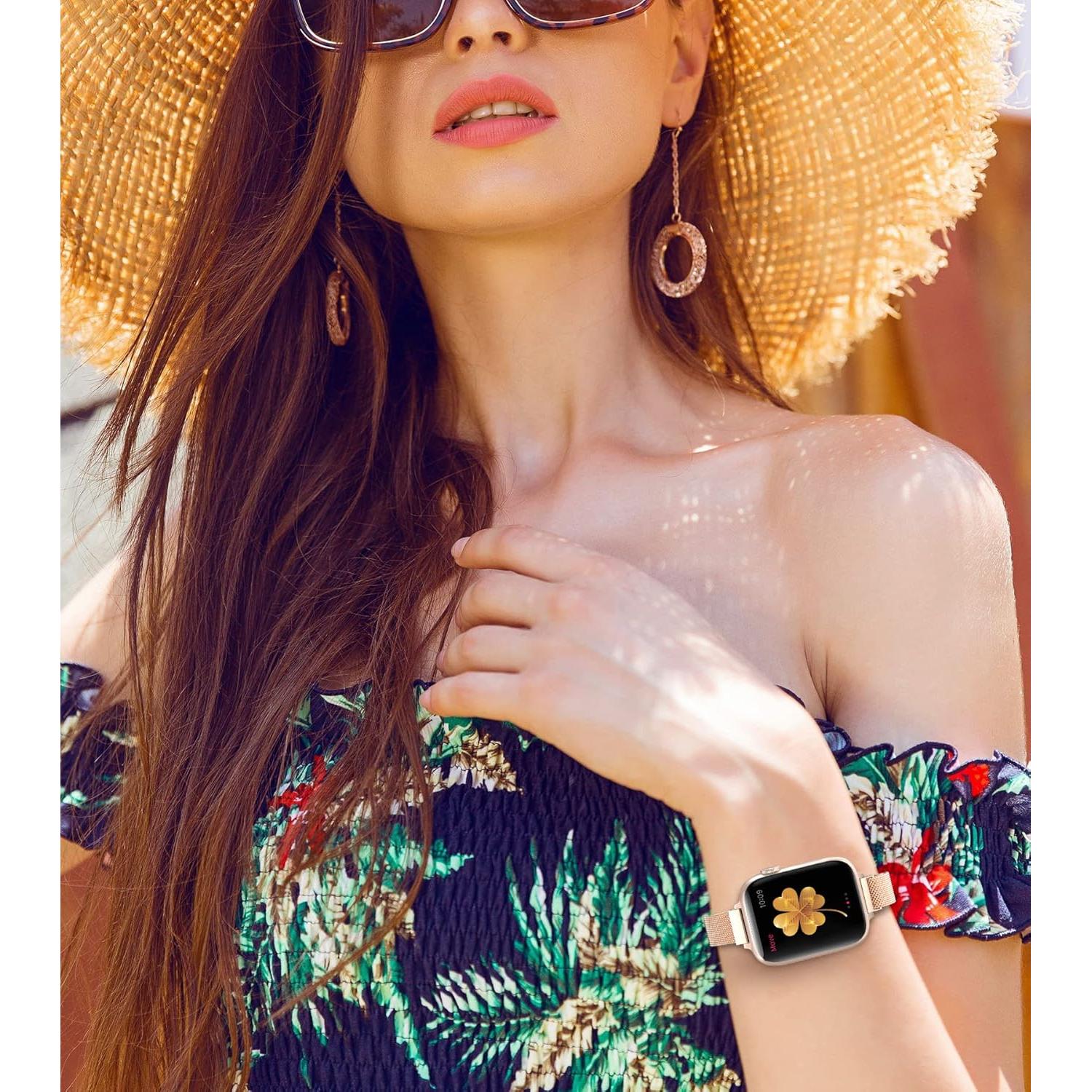 Correa de Acero Inoxidable Milanés CTYBB para Apple Watch 38-49mm