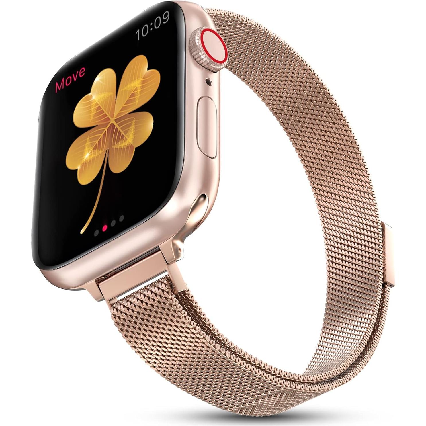Correa de Acero Inoxidable Milanés CTYBB para Apple Watch 38-49mm