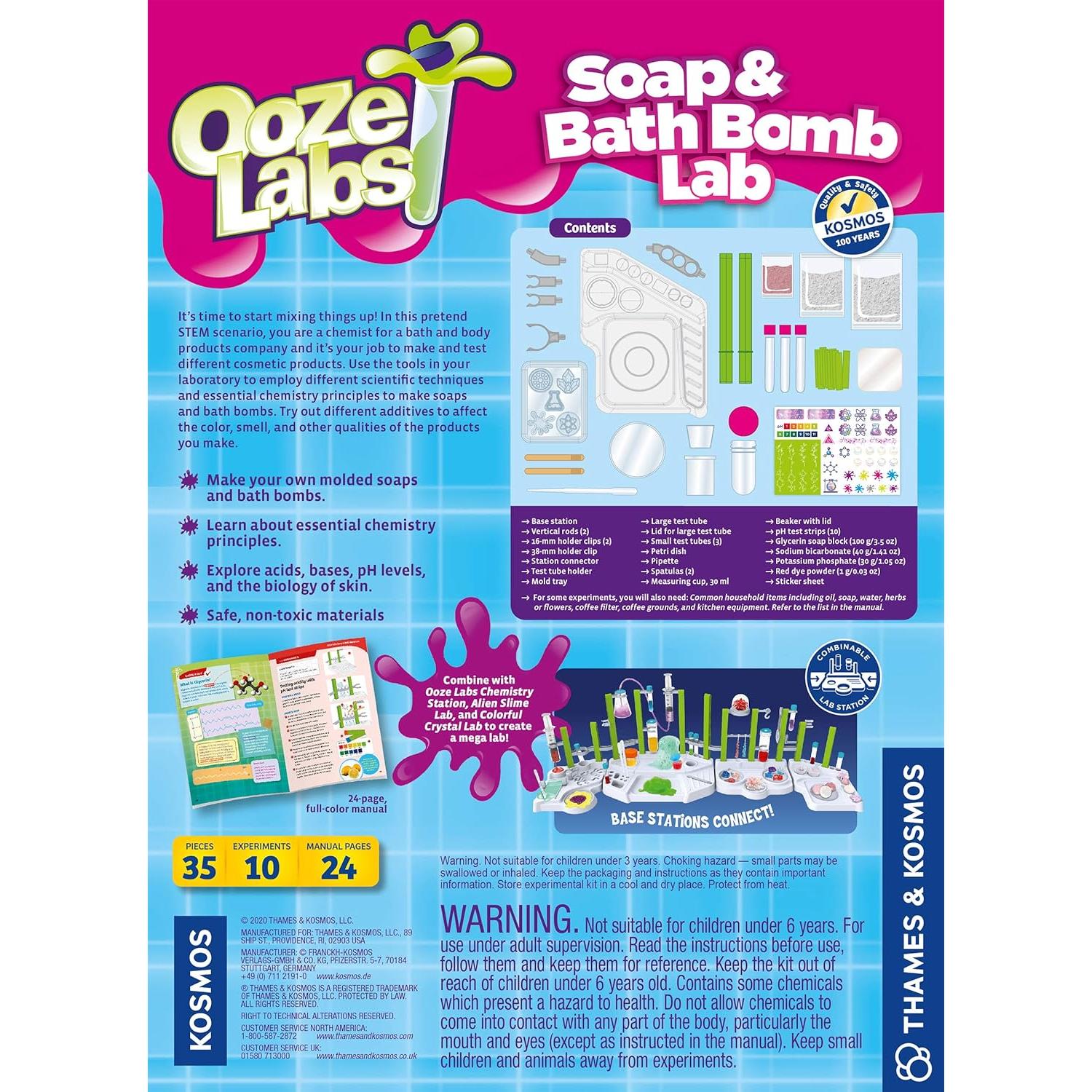 Kit de Química Thames & Kosmos: Jabones y Bombas de Baño