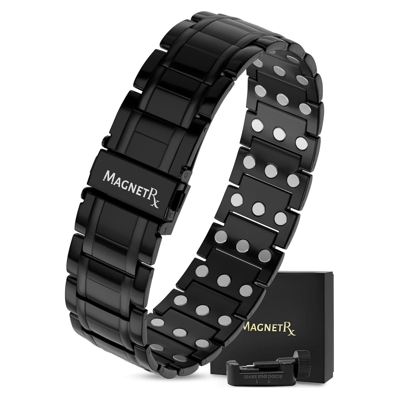Pulsera Magnética Titanio MagnetRX 23 cm Cierre Plegable