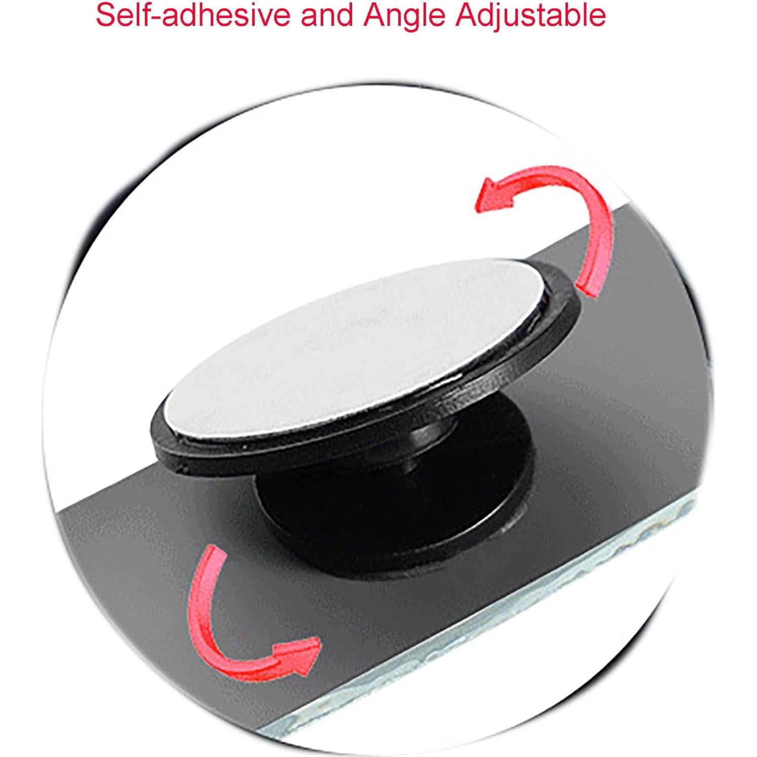 Espejos de Punto Ciego YIKANGHENG 9.9x3 cm Ajustables 2 Pcs