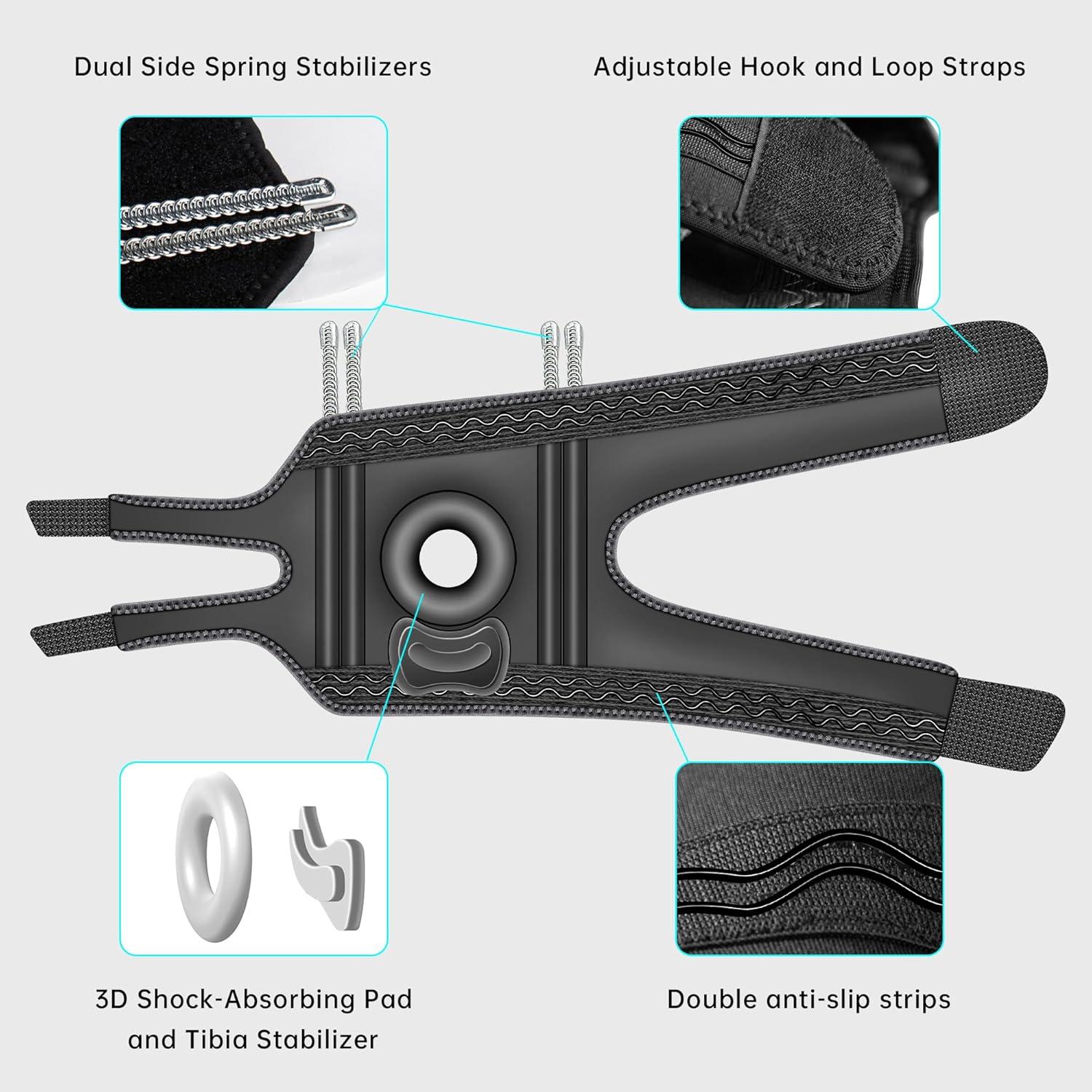 Férula de Rodilla Grande ZEAZEN - Soporte Ajustable para Lesiones