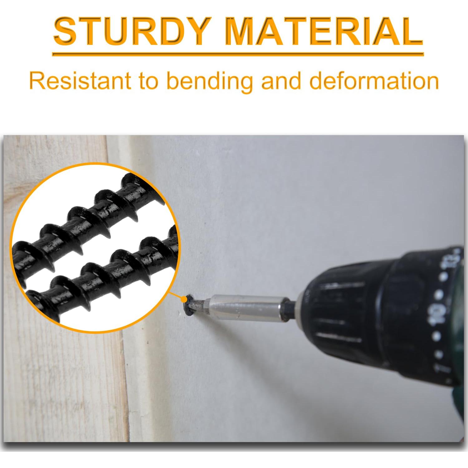 Tornillos para paneles de yeso KURUI #6 25mm 266 Pcs autoperforantes