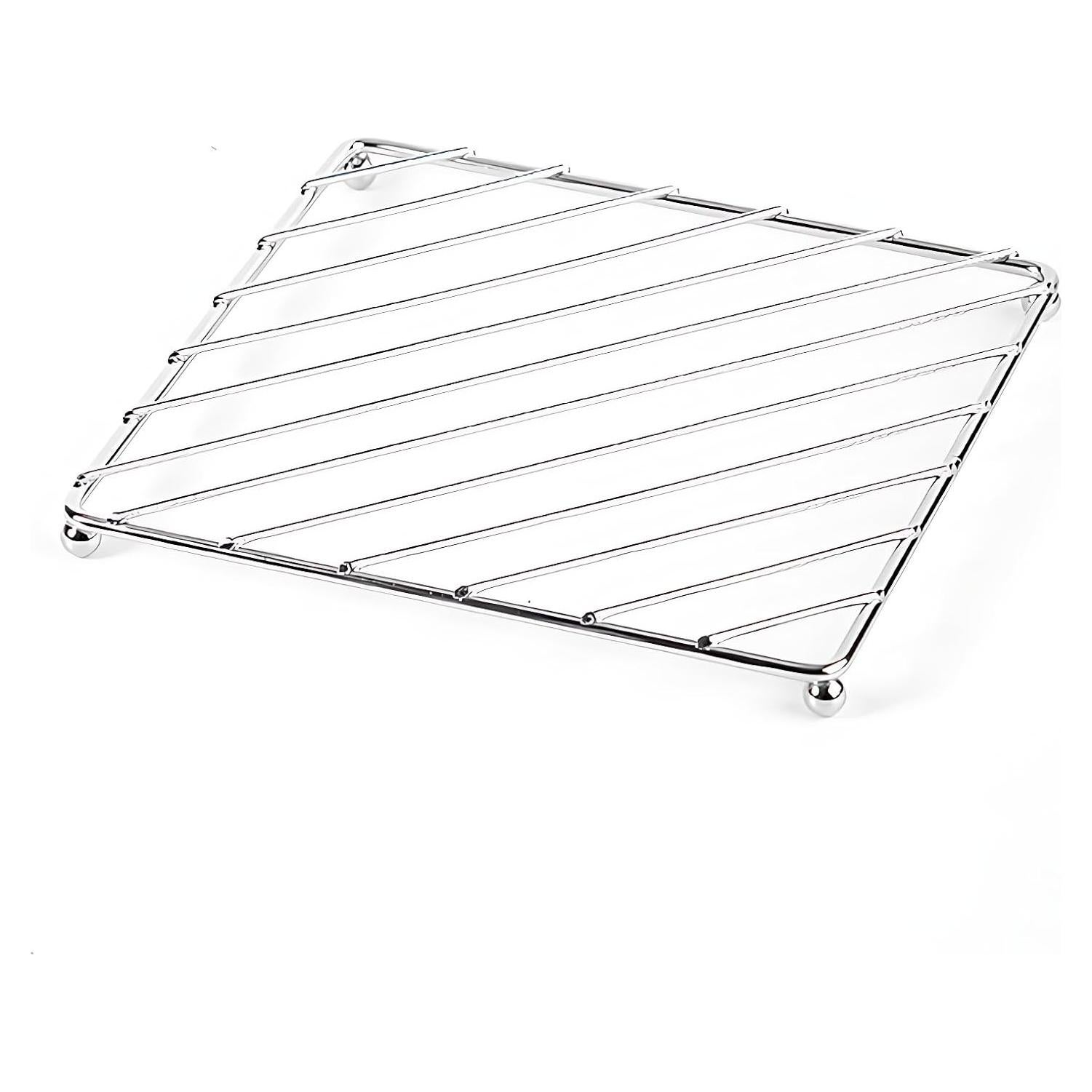 Trivete Cuadrado Acero Inoxidable Turbokey 18.5 cm