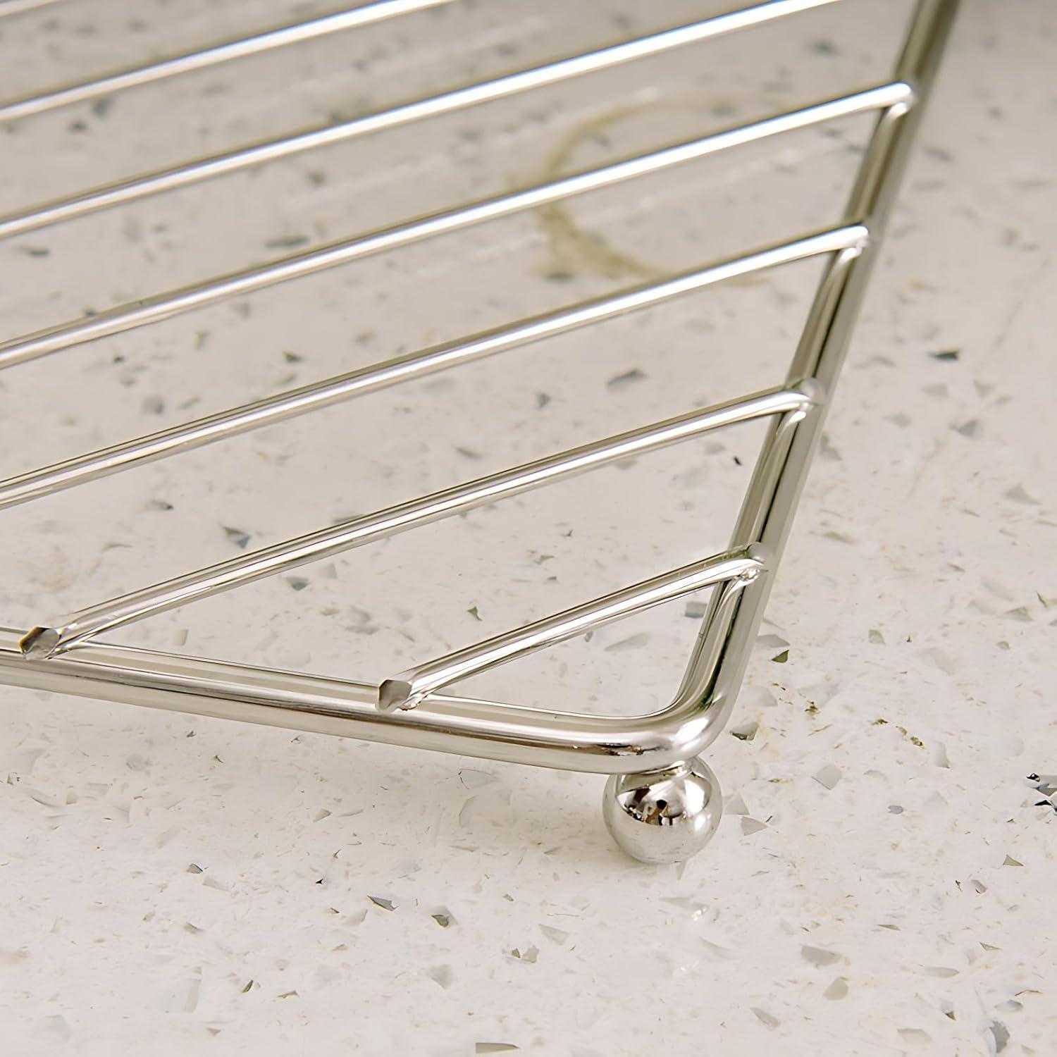 Trivete Cuadrado Acero Inoxidable Turbokey 18.5 cm