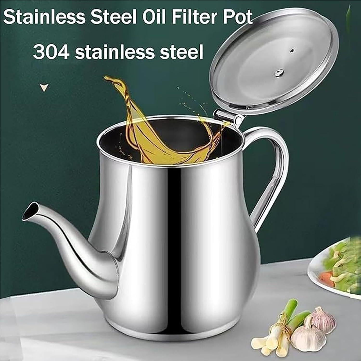 Pot de Filtro de Aceite Vitalenergt Acero Inoxidable 0.53-2.07L