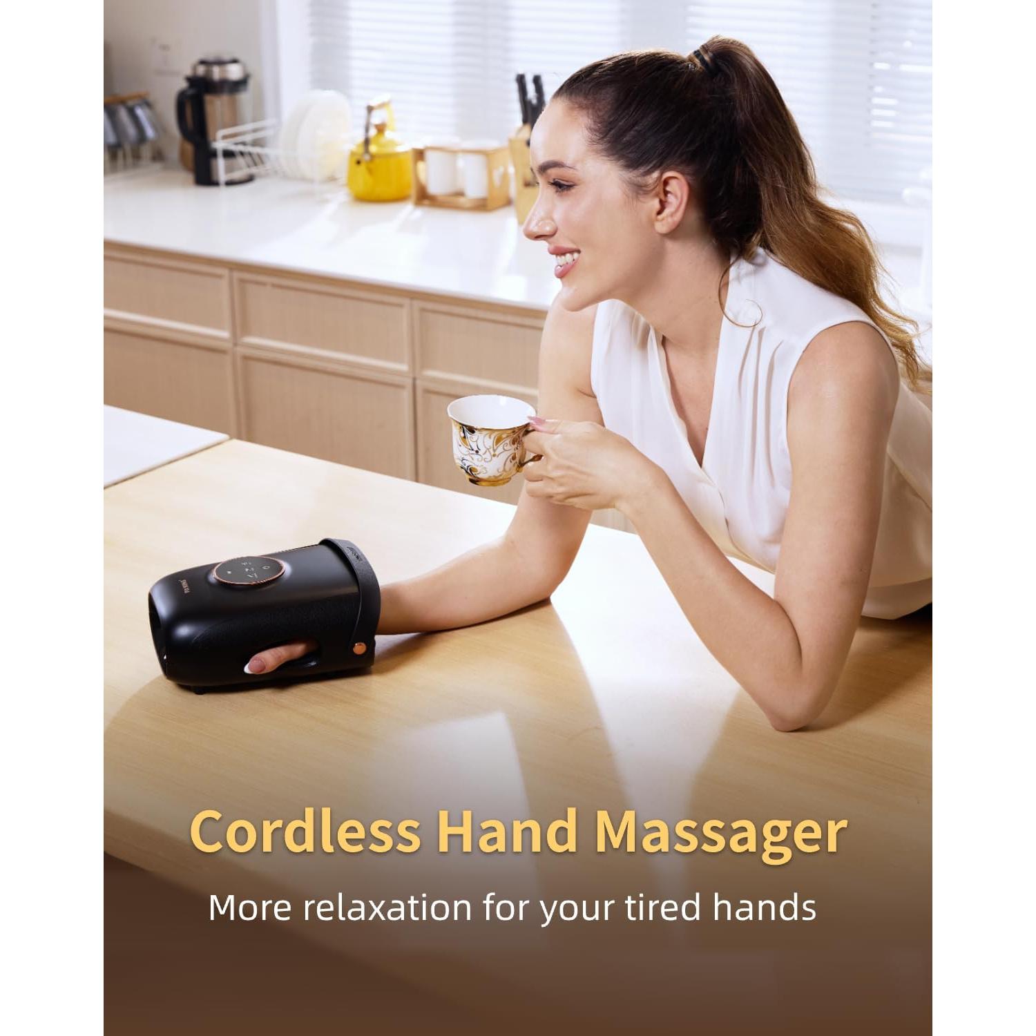 Masajeador de Mano Inalámbrico FIT KING con Calentamiento