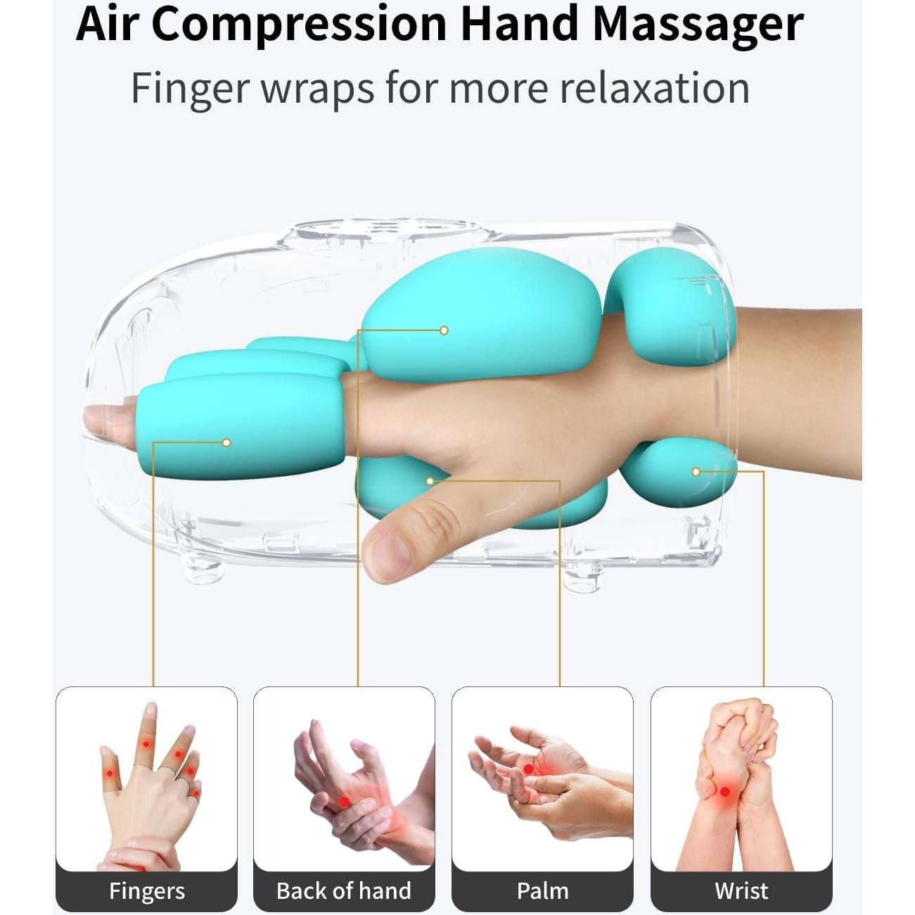 Masajeador de Mano Inalámbrico FIT KING con Calentamiento