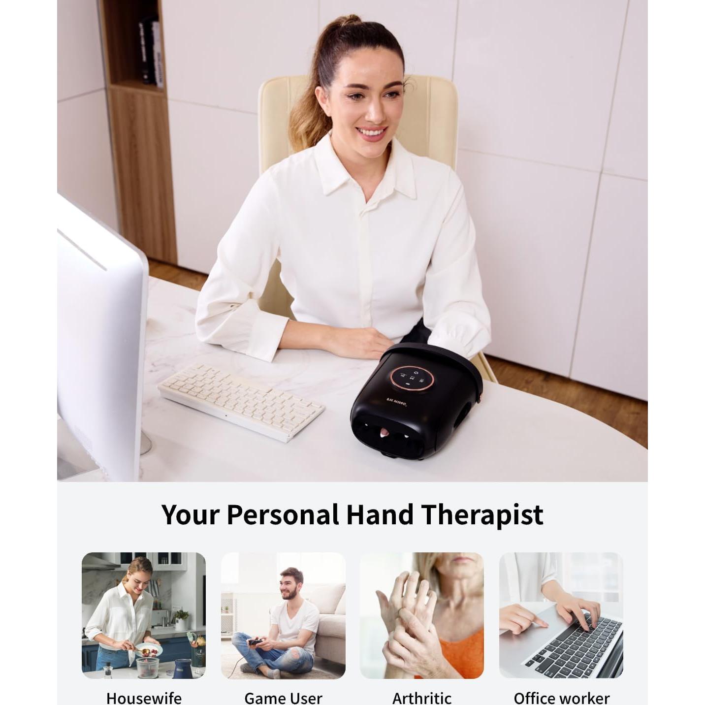 Masajeador de Mano Inalámbrico FIT KING con Calentamiento