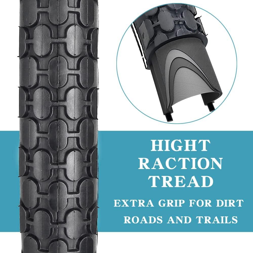 Neumáticos de Bicicleta Cruiser SIMEIQI 66x5.4 cm Pared Blanca