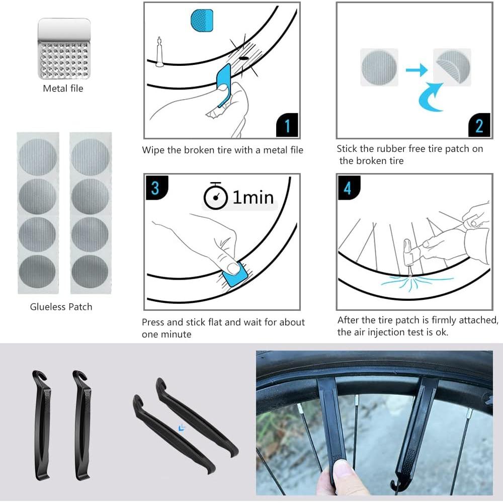 Neumáticos de Bicicleta Cruiser SIMEIQI 66x5.4 cm Pared Blanca