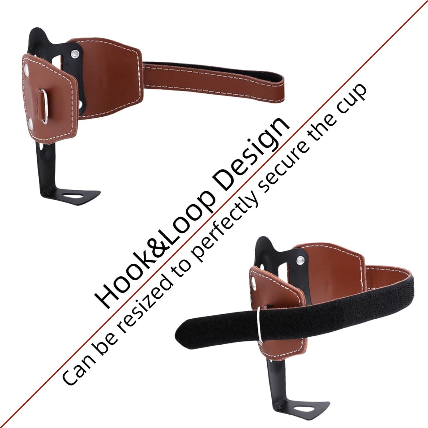 Soporte para Taza PoverDonunt Ajustable Negro para Bicicleta