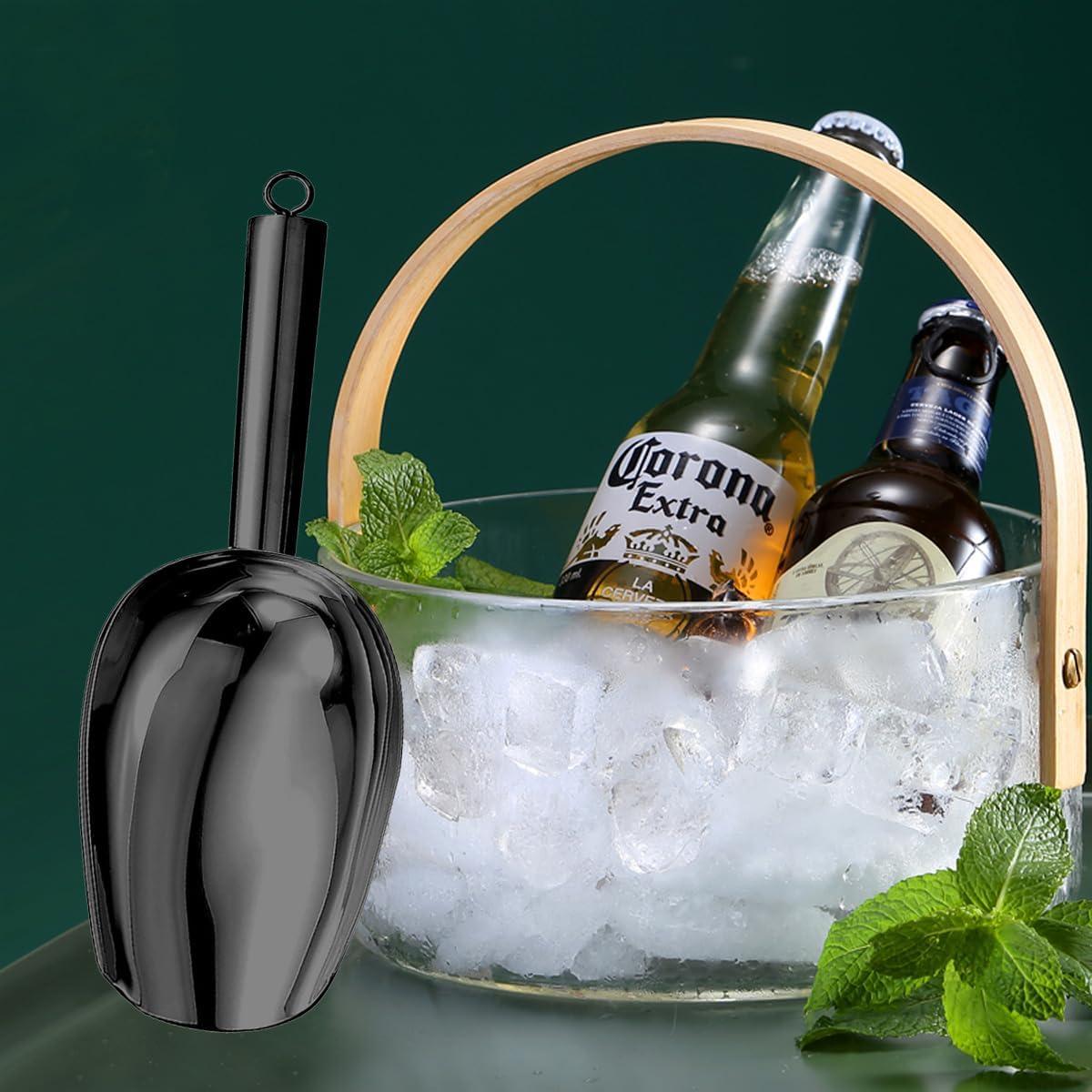 Cucharón de Hielo de Acero Inoxidable Yontlyandd 85g