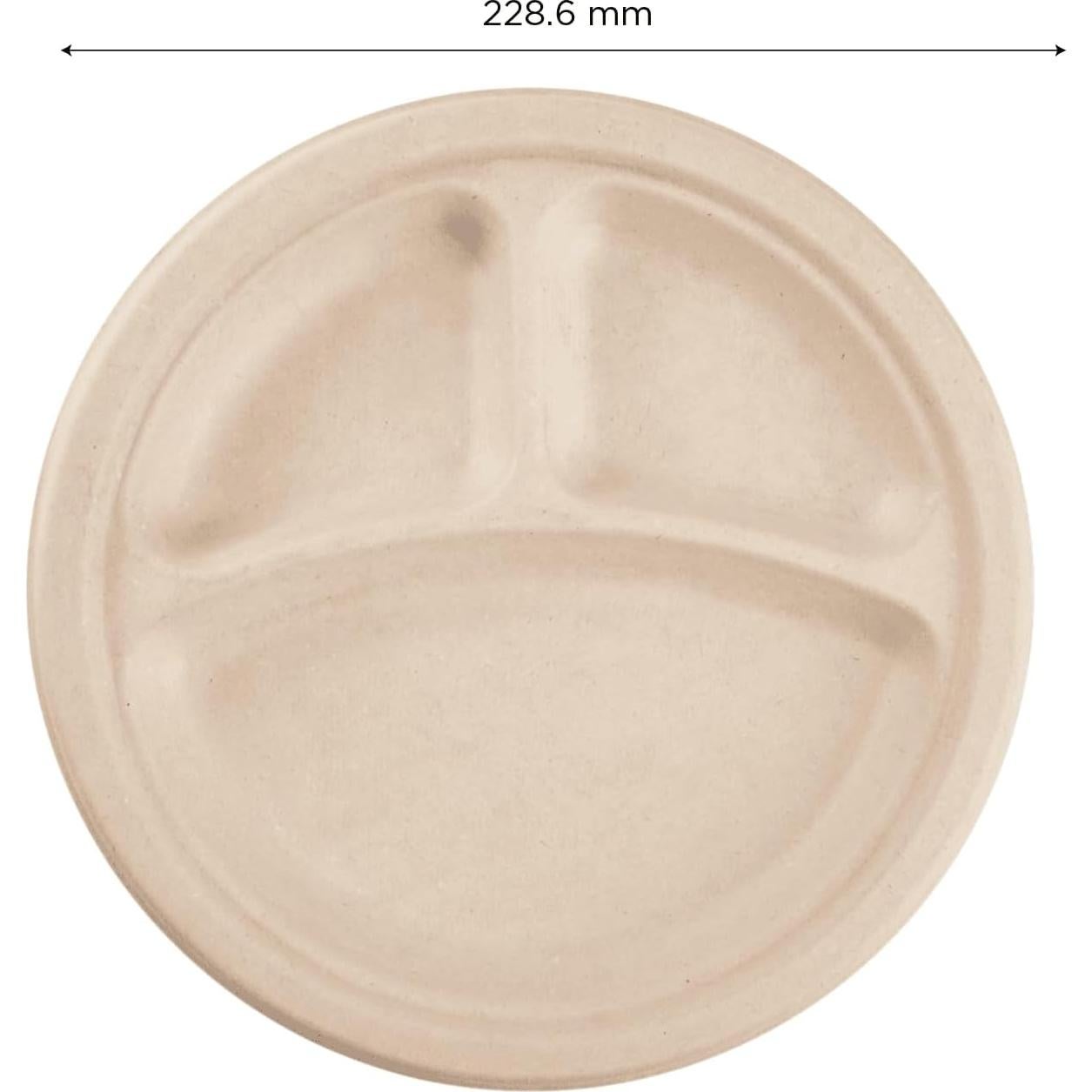 Platos Compostables Karat Earth 9" Biodegradables Caja 500