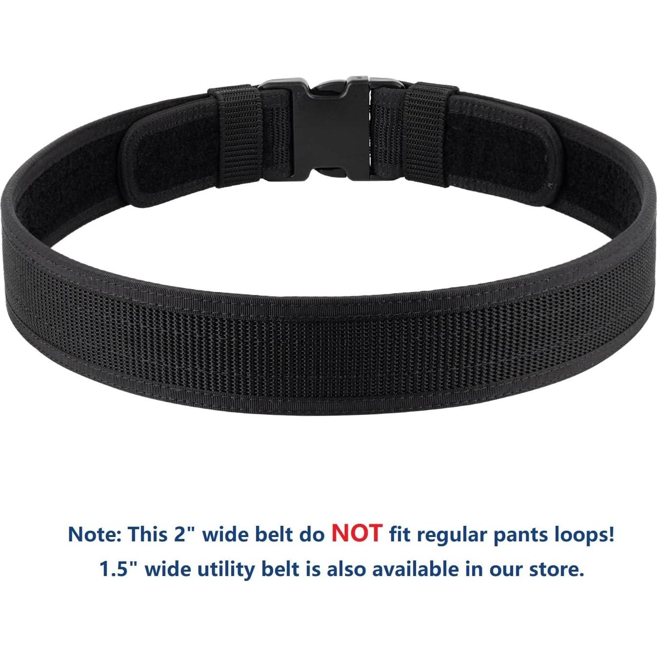 Cinturón de Trabajo Dotacty 2" Nylon Negro para Seguridad