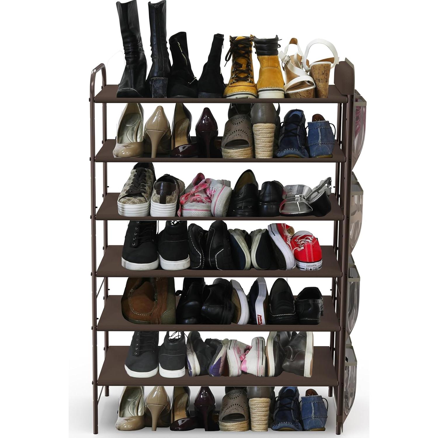 Organizador de Zapatos 6 Niveles Simple Houseware Bronce
