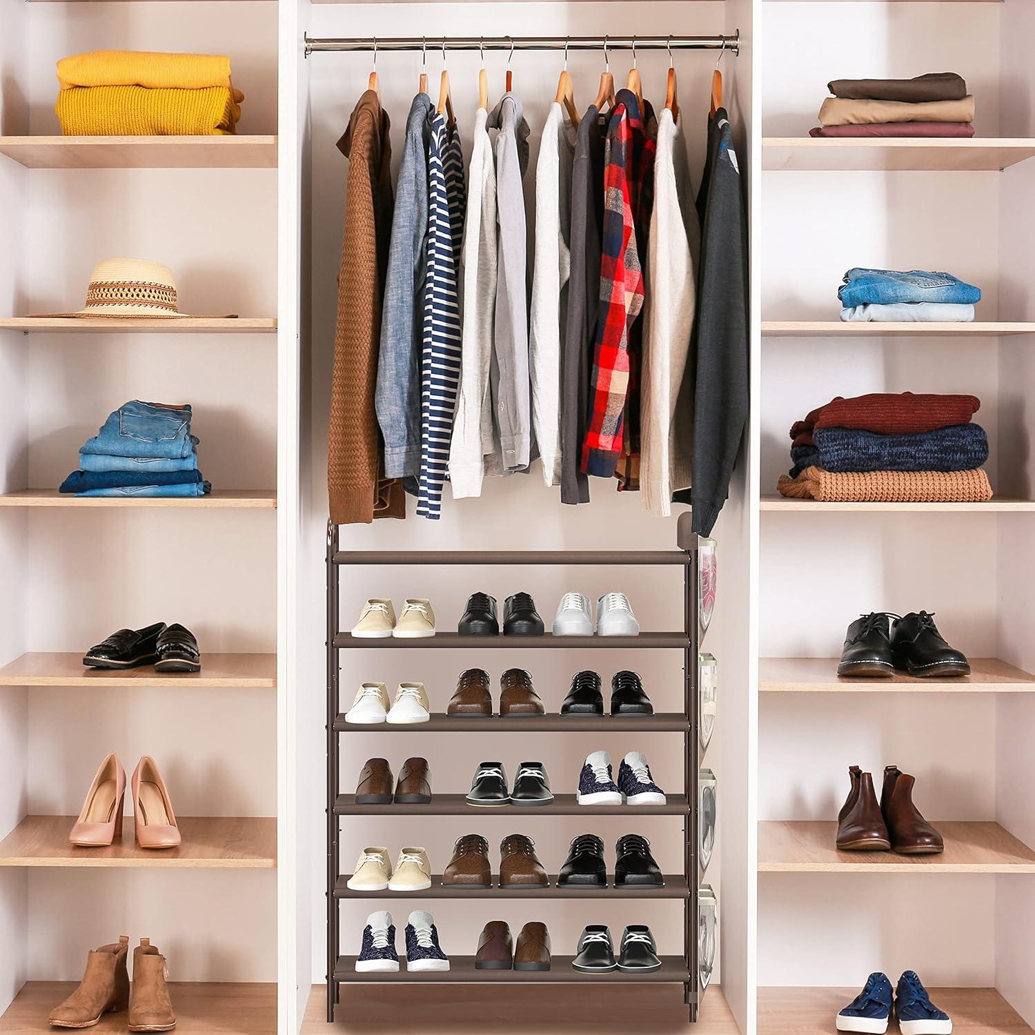 Organizador de Zapatos 6 Niveles Simple Houseware Bronce