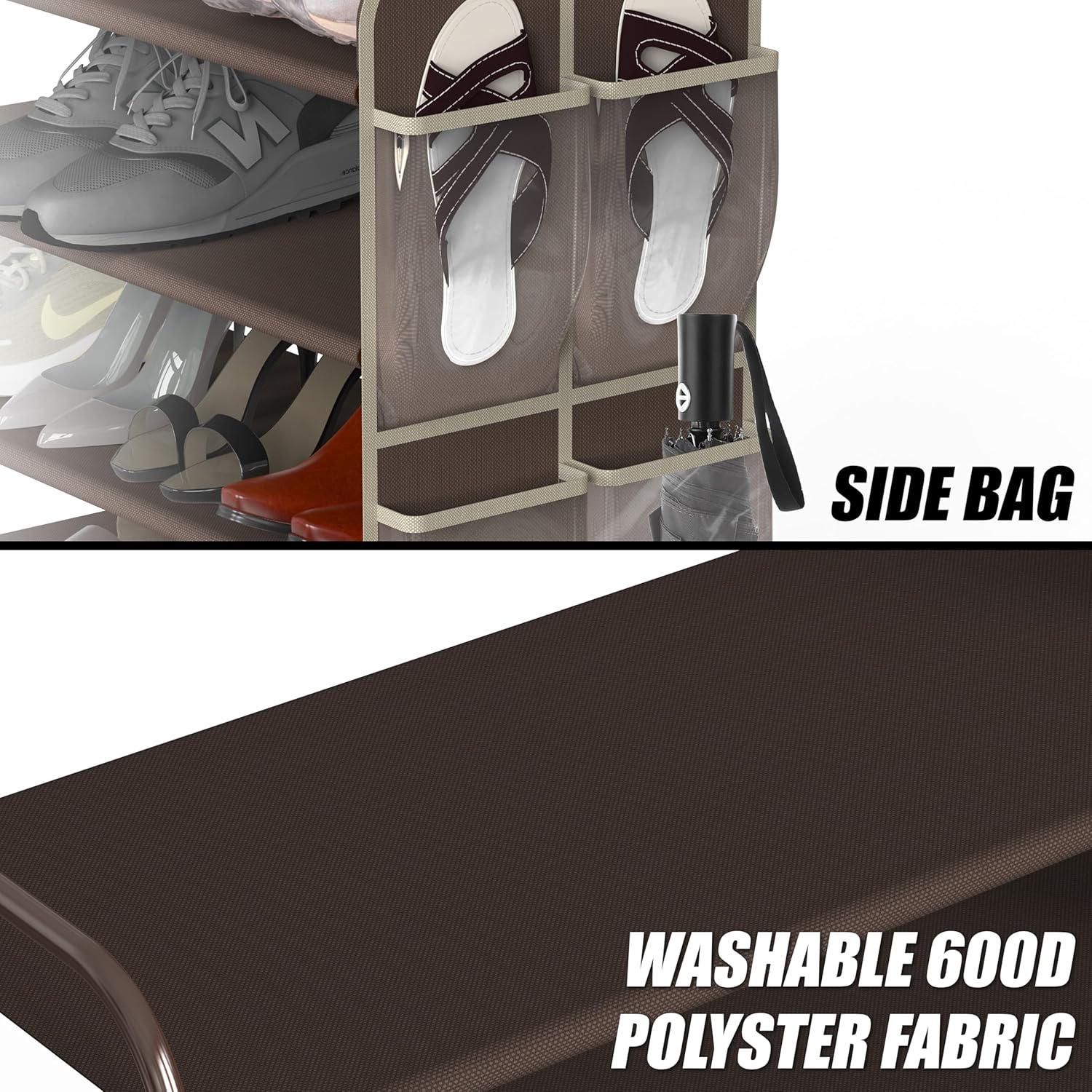 Organizador de Zapatos 6 Niveles Simple Houseware Bronce