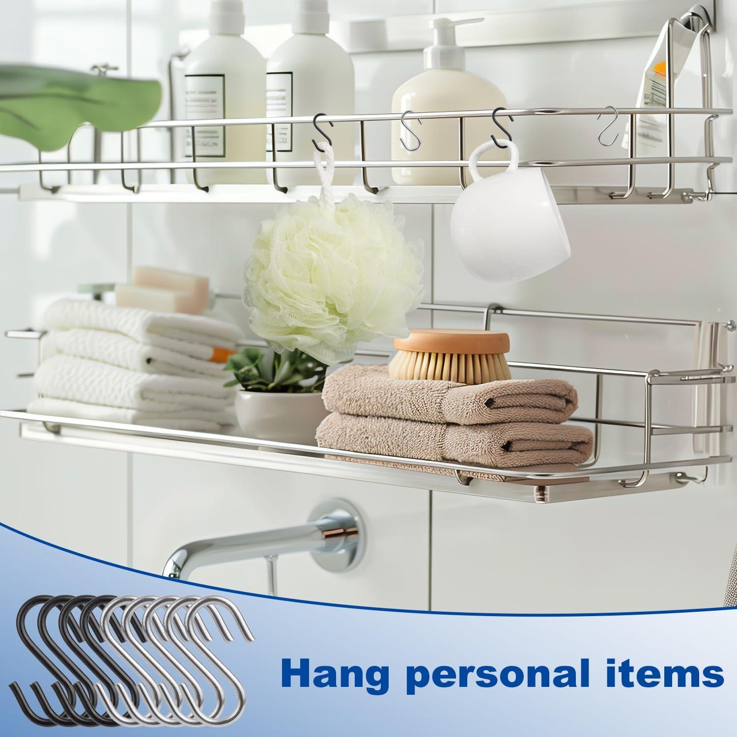 200 Mini Ganchos S de Acero Inoxidable Gosknor 1.3x0.9cm