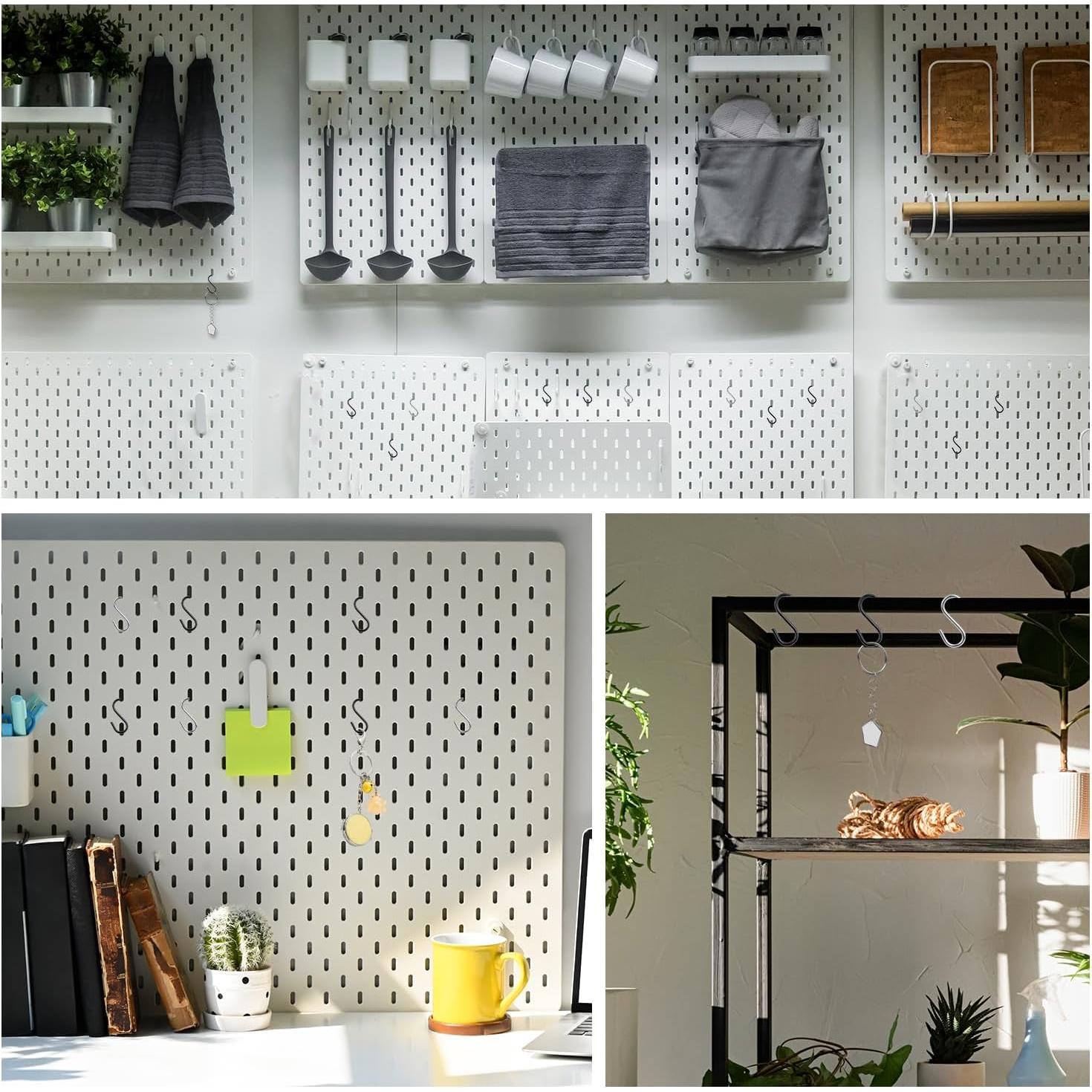 200 Mini Ganchos S de Acero Inoxidable Gosknor 1.3x0.9cm