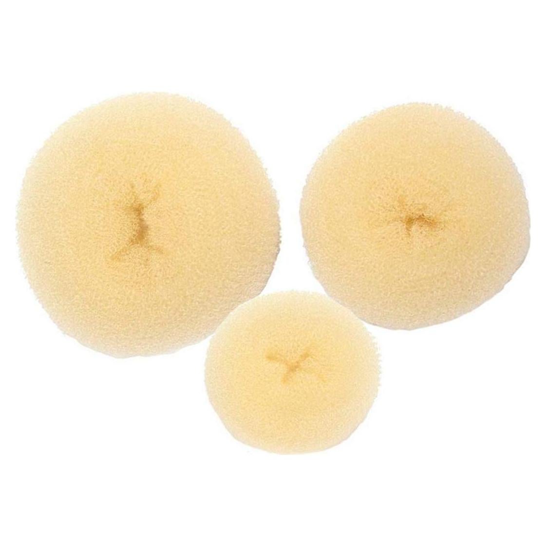 Juego de 3 Hacedores de Moño Donut QUUPY - Grande, Mediano, Pequeño