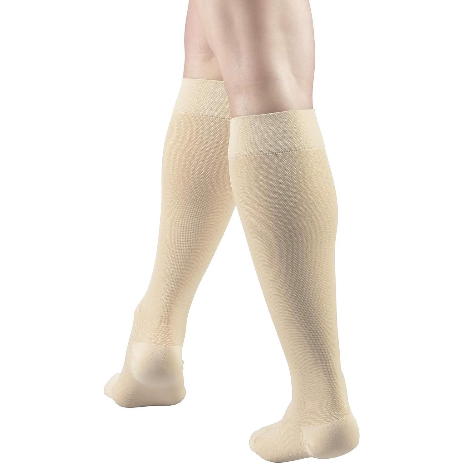 Medias de Compresión Truform 20-30 mmHg Microfibra Beige Pequeño