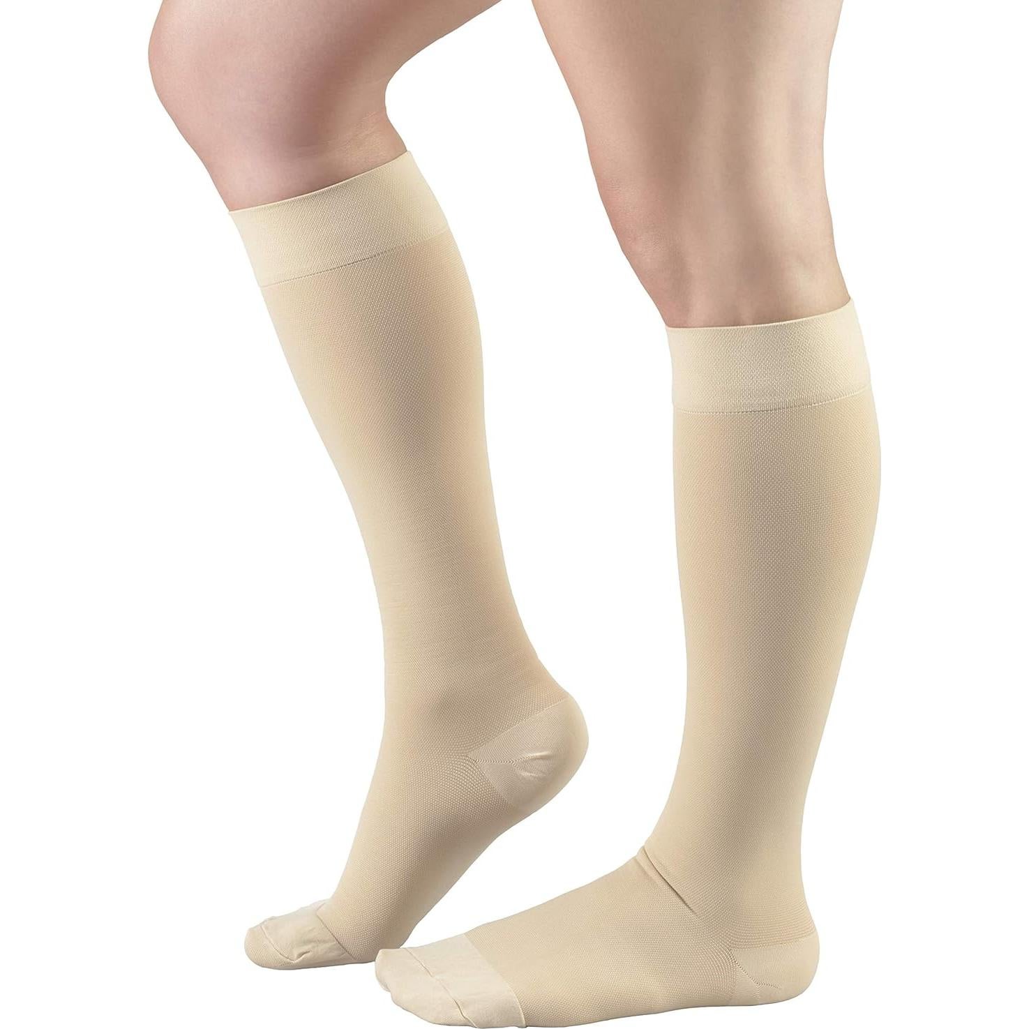 Medias de Compresión Truform 20-30 mmHg Microfibra Beige Pequeño