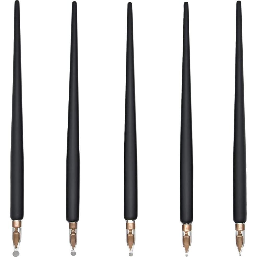 Juego de Plumas de Caligrafía Gullor con 5 Puntas de Diferentes Tamaños