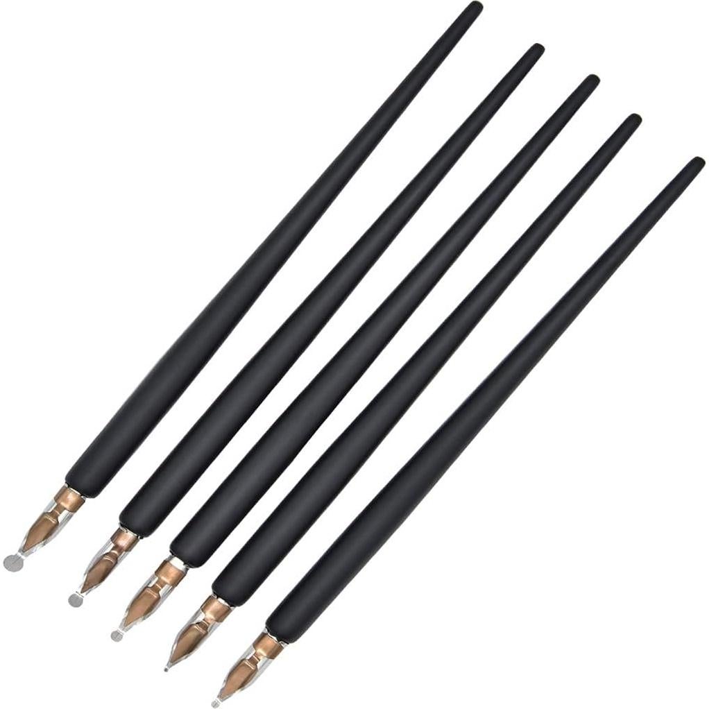 Juego de Plumas de Caligrafía Gullor con 5 Puntas de Diferentes Tamaños