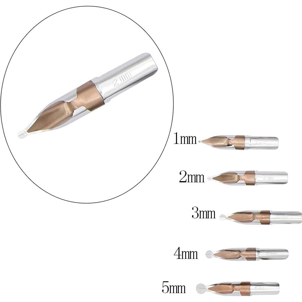 Juego de Plumas de Caligrafía Gullor con 5 Puntas de Diferentes Tamaños
