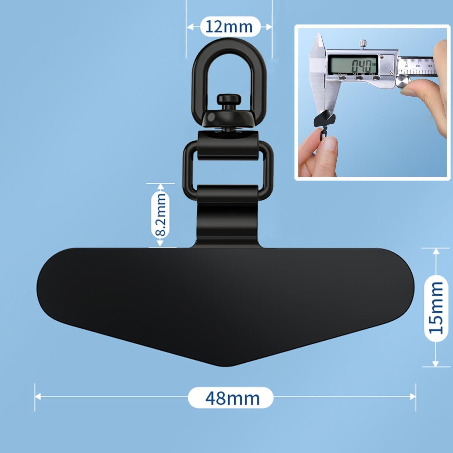 Soporte Metálico para Teléfono TENOC Rotación 360° - 2 Unidades
