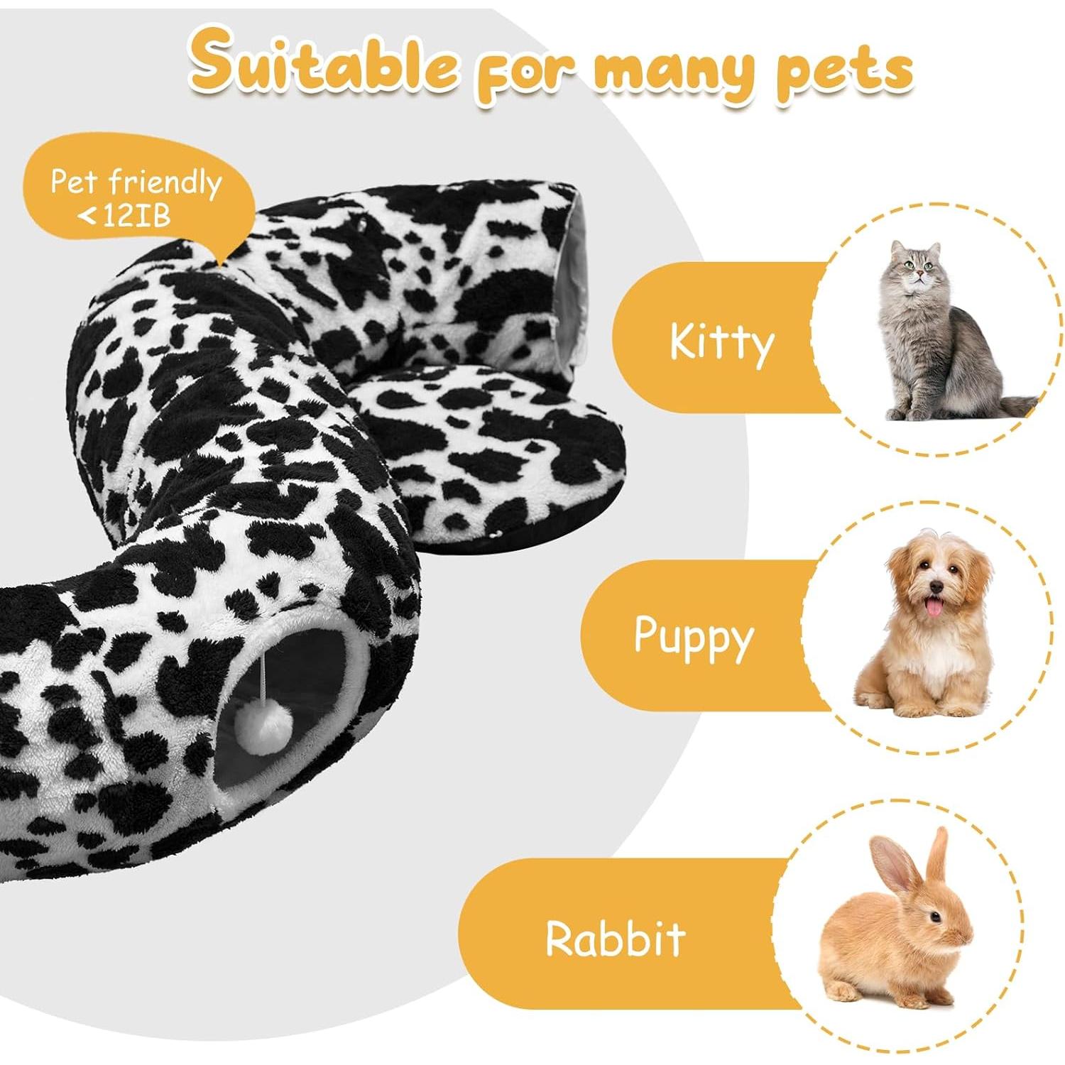 Cueva de Gato en Forma de Donut CCKUU - Acogedora y Suave