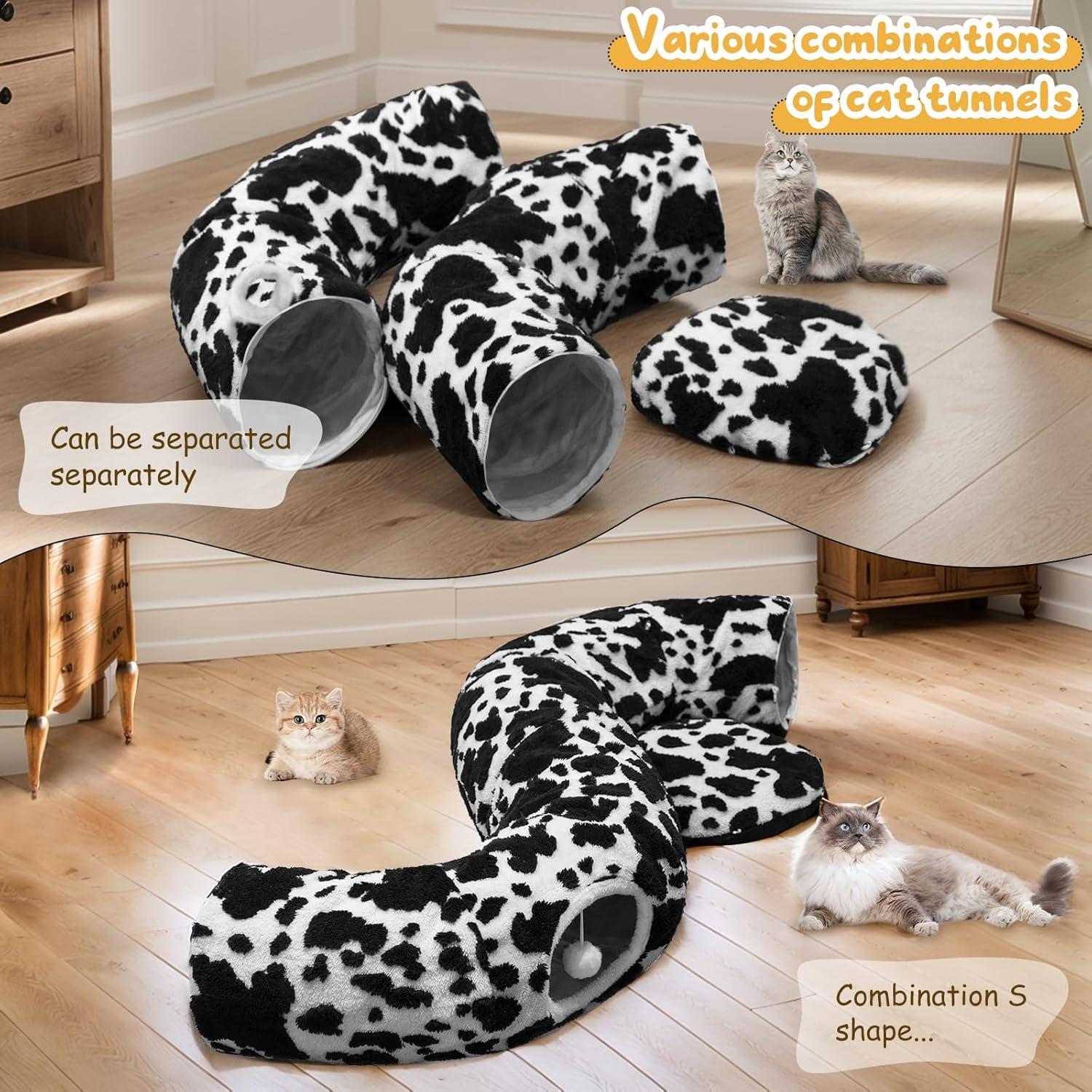 Cueva de Gato en Forma de Donut CCKUU - Acogedora y Suave