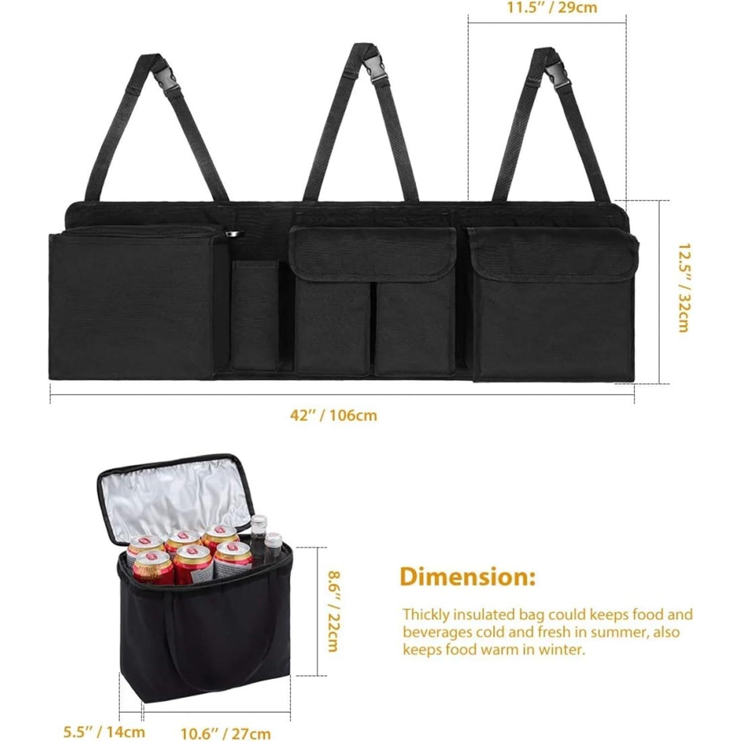 Organizador Colgante de Maletero de Coche LLTTLTMM Extra Grande