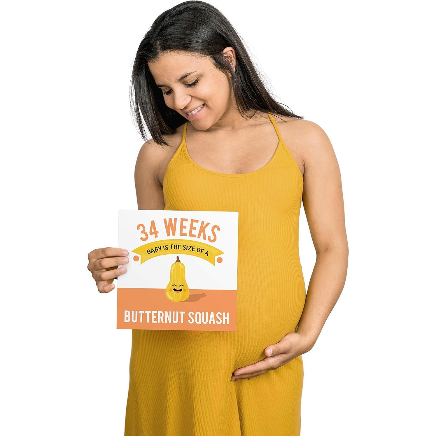 Tarjetas de Hitos de Embarazo Canopy Street - 18 Piezas 22.86 cm