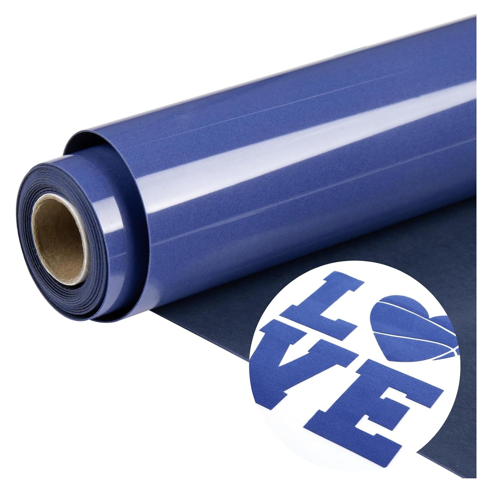 Vinilo de Transferencia de Calor Flock HTVRONT Azul 30.48x1.83m