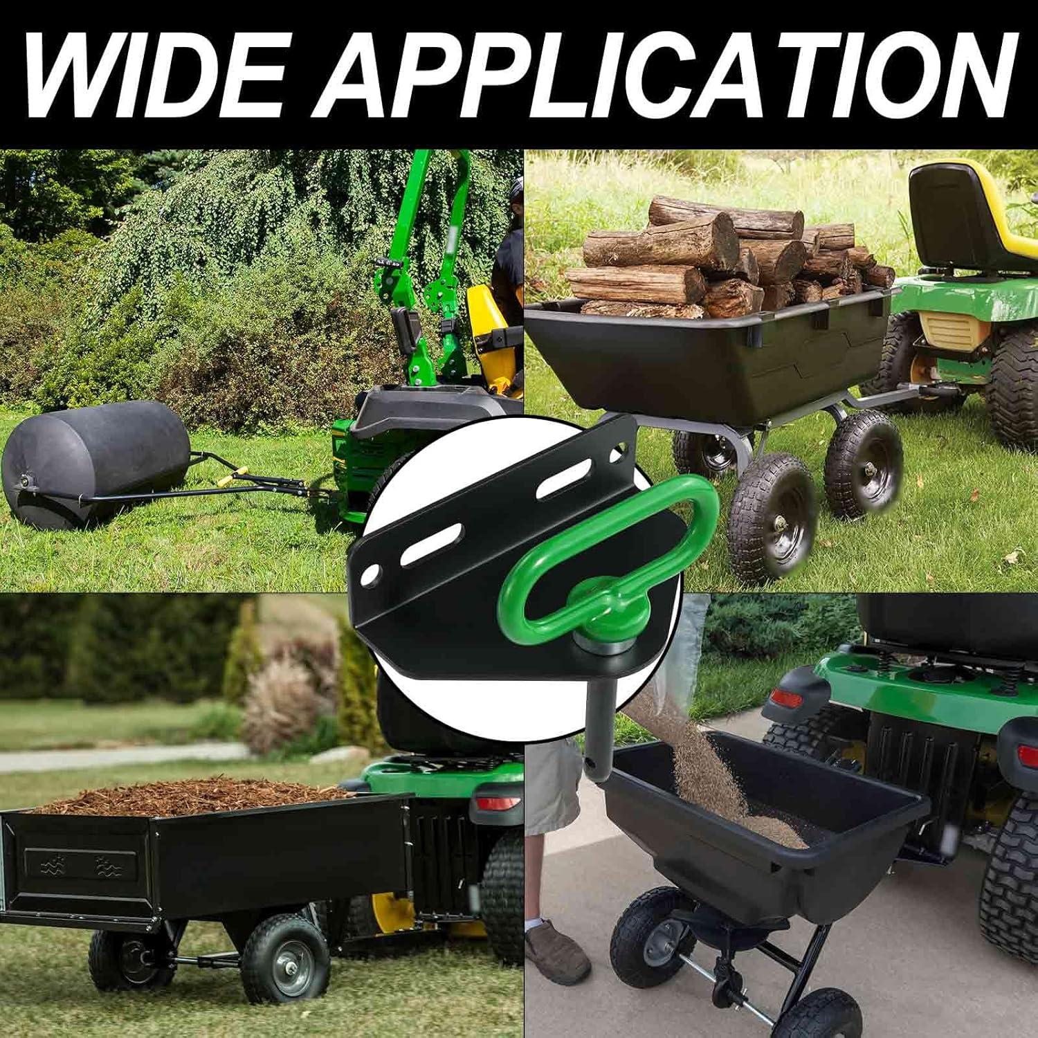 Enganche de remolque Adorish para cortadora de césped giro cero