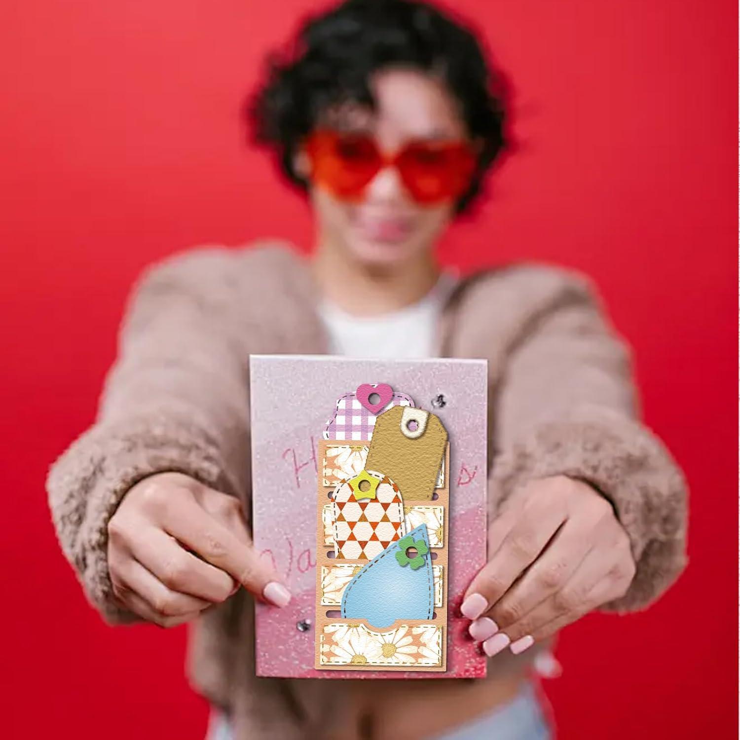 Troqueles de Fondo 3D GLOBLELAND para Scrapbooking DIY - 3 Piezas