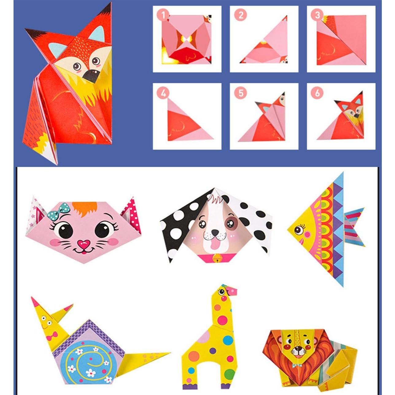 Juego de Papel Origami Yesier 108 Piezas 14x14 cm Colorido