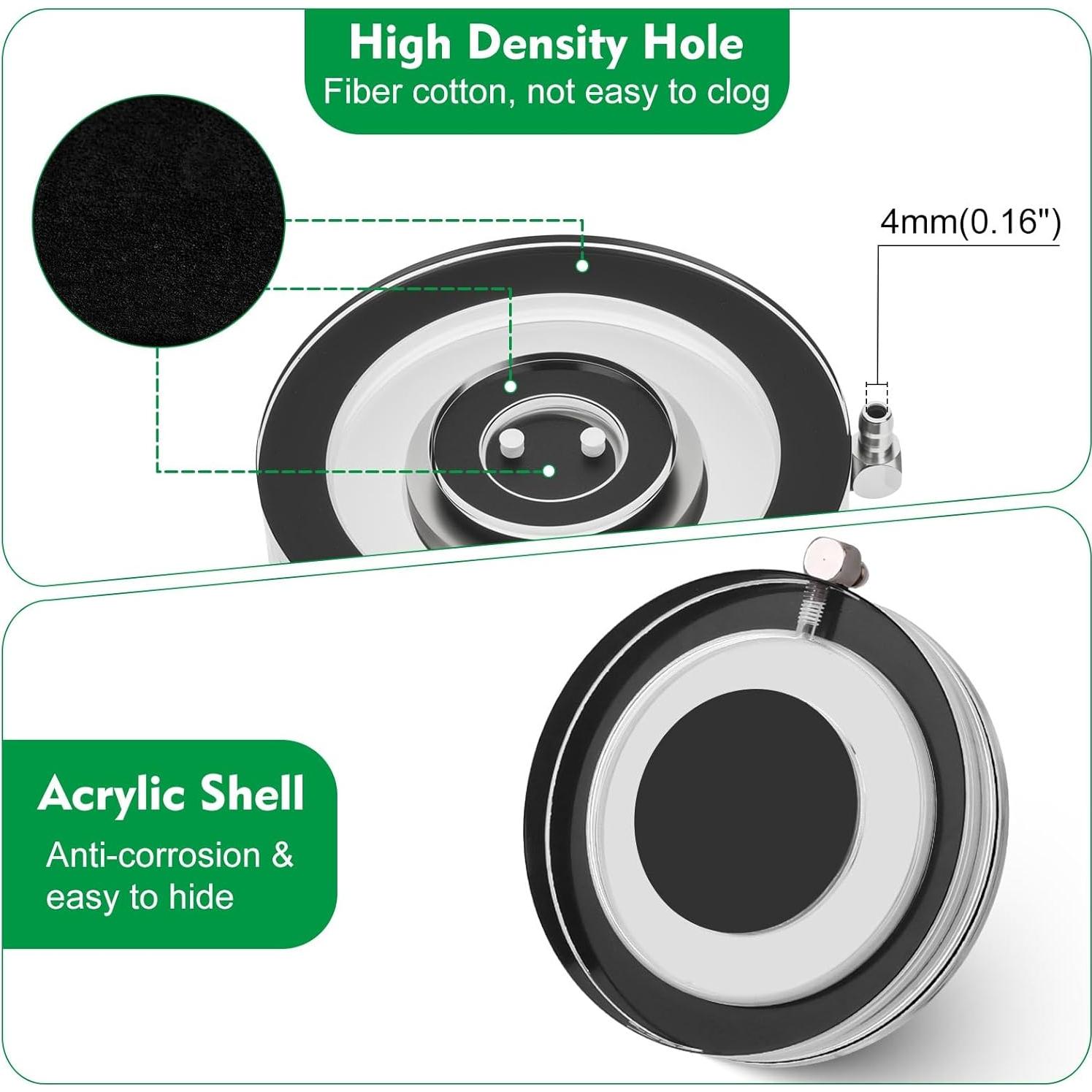Piedra de Aire para Acuarios hygger, Difusor de Oxígeno 4.5 cm
