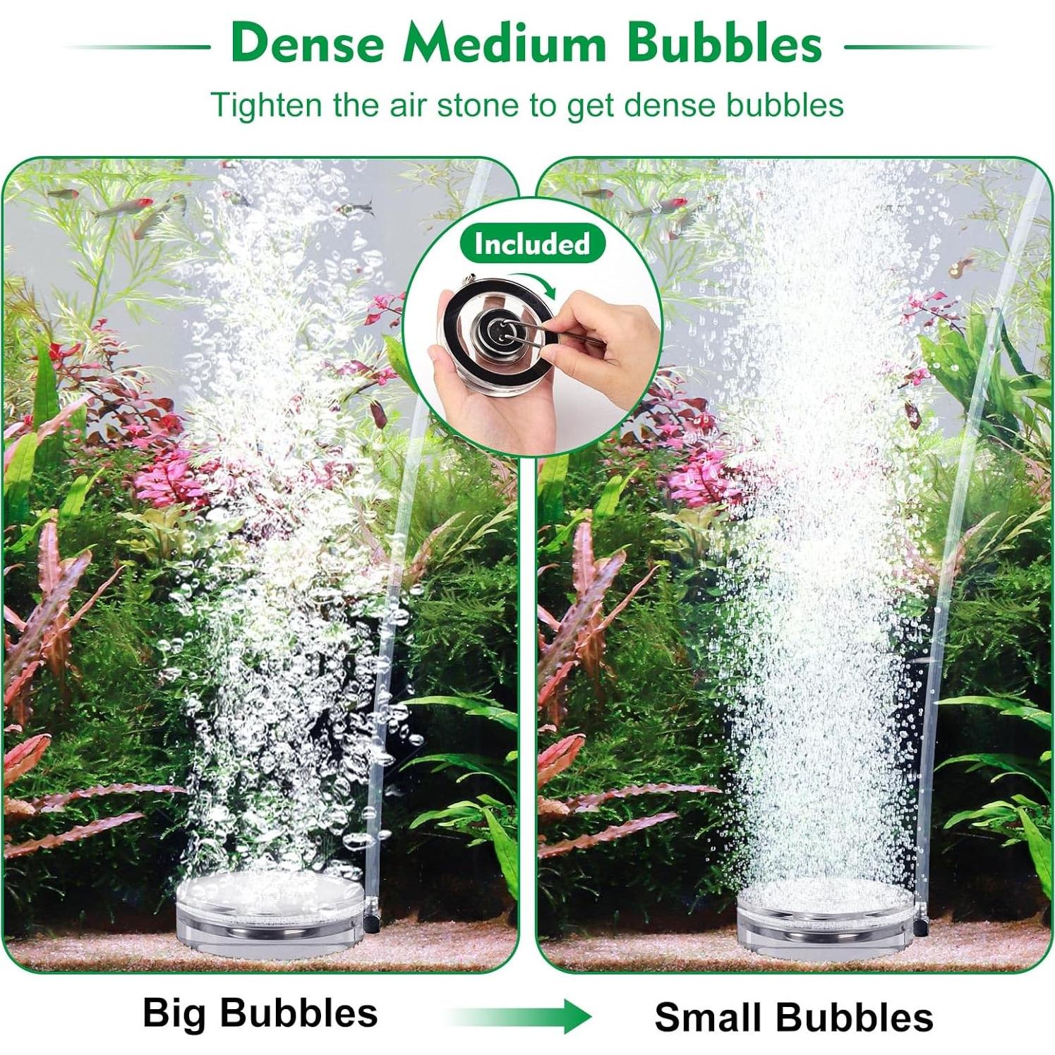 Piedra de Aire para Acuarios hygger, Difusor de Oxígeno 4.5 cm