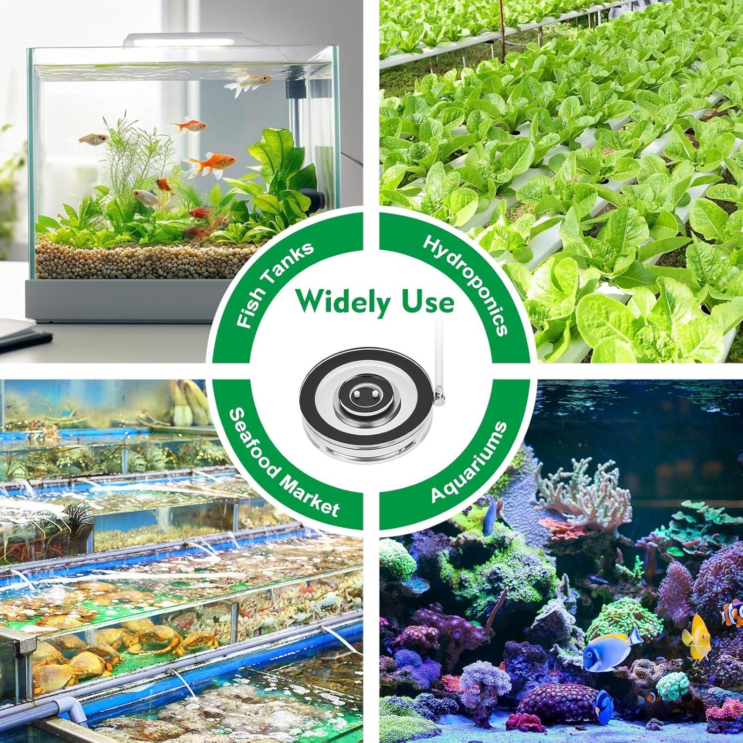 Piedra de Aire para Acuarios hygger, Difusor de Oxígeno 4.5 cm