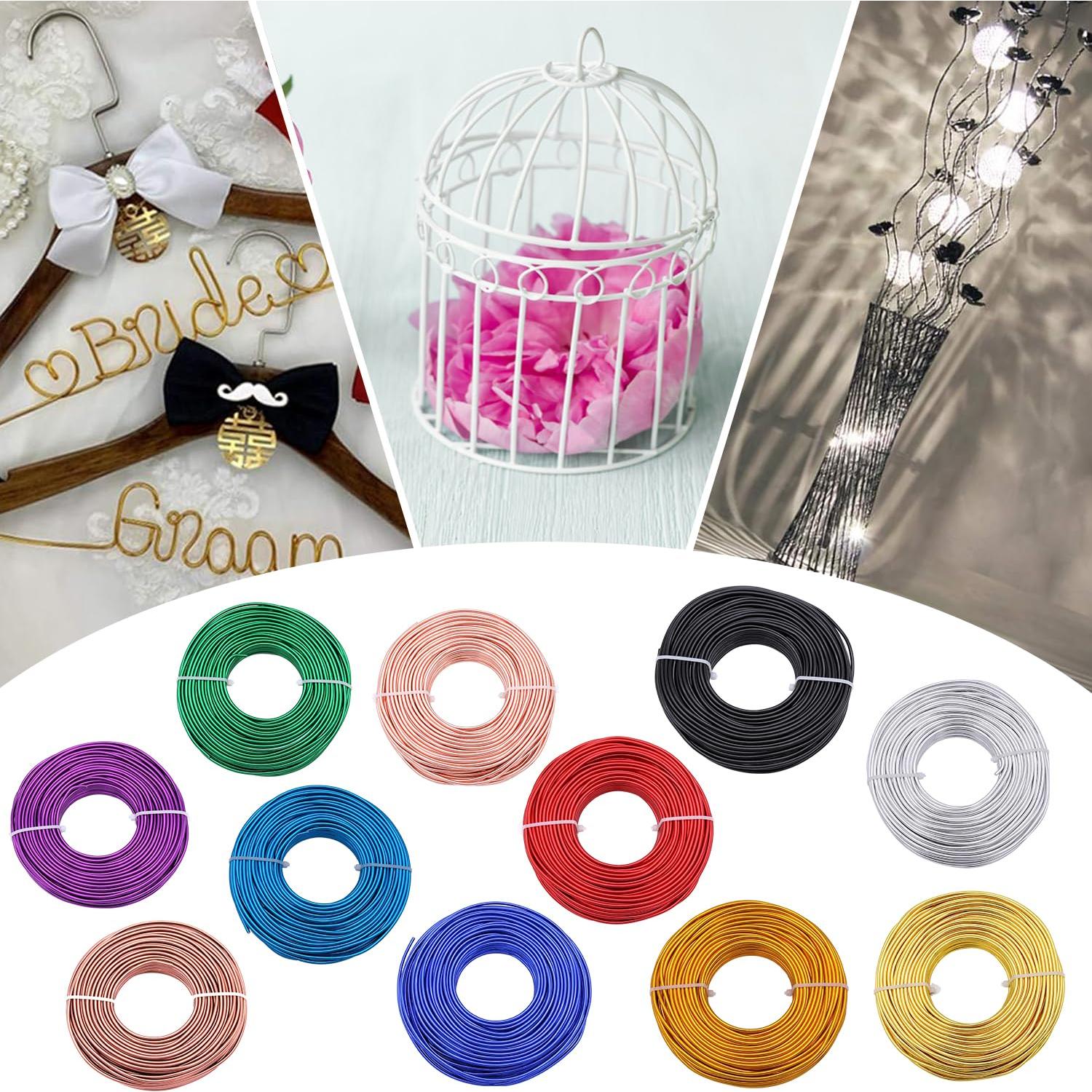 Alambre de Aluminio 9 Gauge Negro 30m para Manualidades YTKavq